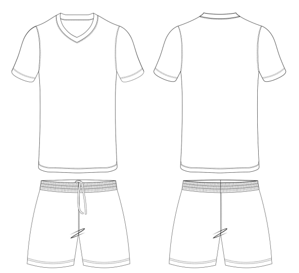 Custom V-Neck Soccer Jersey – Multiple Sleeve & Pattern Options