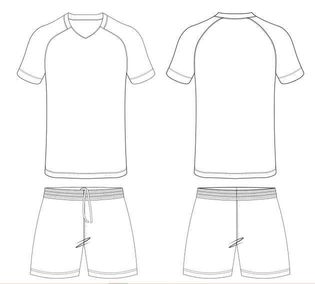 Custom V-Neck Soccer Jersey – Multiple Sleeve & Pattern Options