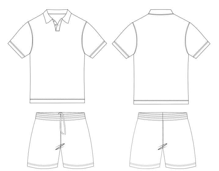 Classic Polo Collar Soccer Jersey – Premium Club Style