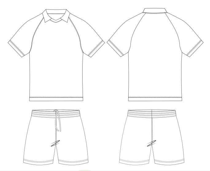 Classic Polo Collar Soccer Jersey – Premium Club Style