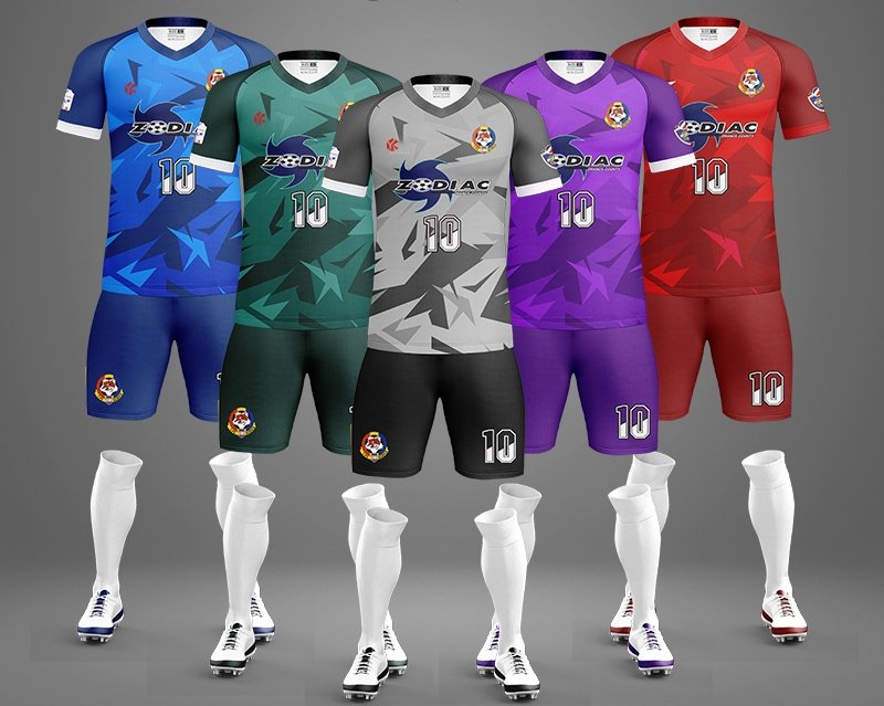 Custom V-Neck Soccer Jersey – Multiple Sleeve & Pattern Options