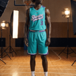 Custom V-Neck Basketball Jersey & Shorts Set Wholesale