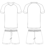 custom Big-Small-V-Neck-Soccer-Raglan-Sleeve-Set