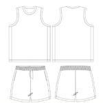 Custom crew-neck US style basketball jersey