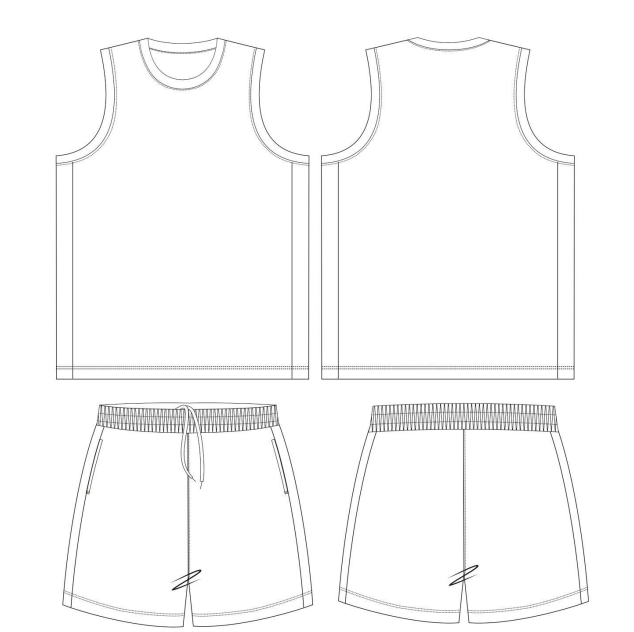 Custom crew-neck US style basketball jersey