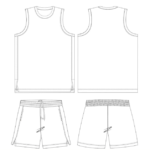 Custom crew-neck US style basketball jersey
