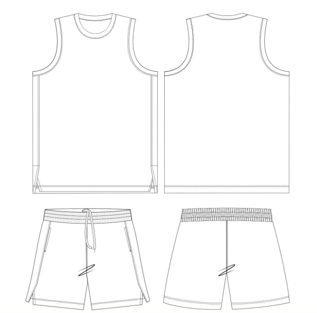 Custom crew-neck US style basketball jersey