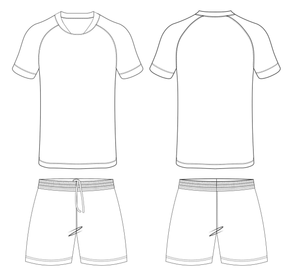 Pro-grade 150GSM Pinhole Mesh Purple soccer jersey mockup with classic crew-neck and raglan sleeves for wholesale soccer jerseys.