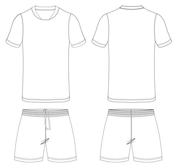 Sublimated White soccer jersey mockup with classic crew-neck and raglan sleeves for wholesale soccer jerseys.