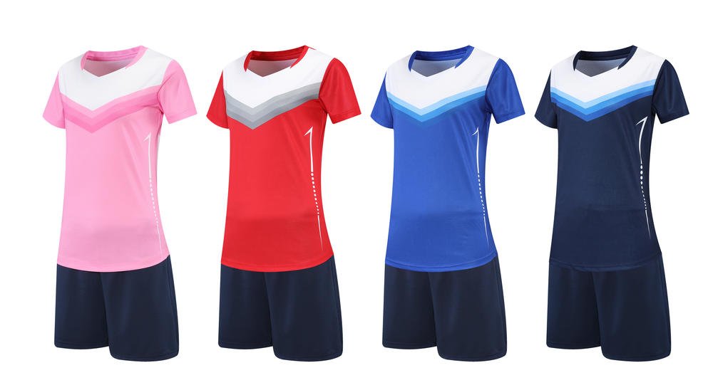 Custom Double-Layer V-Neck Volleyball Uniforms Wholesale | Men’s & Women’s Team Jerseys