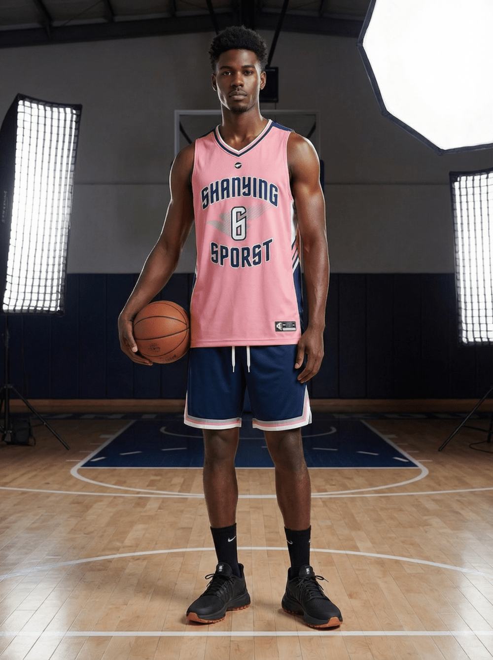 Custom NBA Cut Basketball Uniform (Butterfly Shoulder)