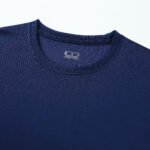 Close-up-premium-grade-ribbed-crew-neck-set-in-sleeves-black-soccer-factory-photo
