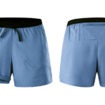 premium 2 in 1 gym shorts with back phone zipper porket