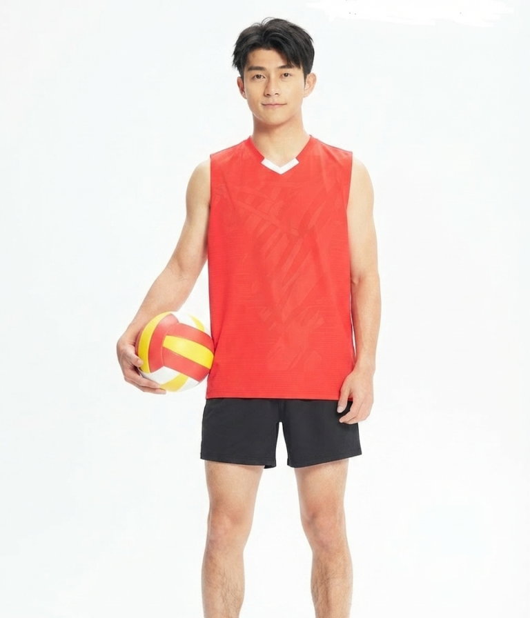 Custom Men’s V-Neck Volleyball Uniforms Wholesale