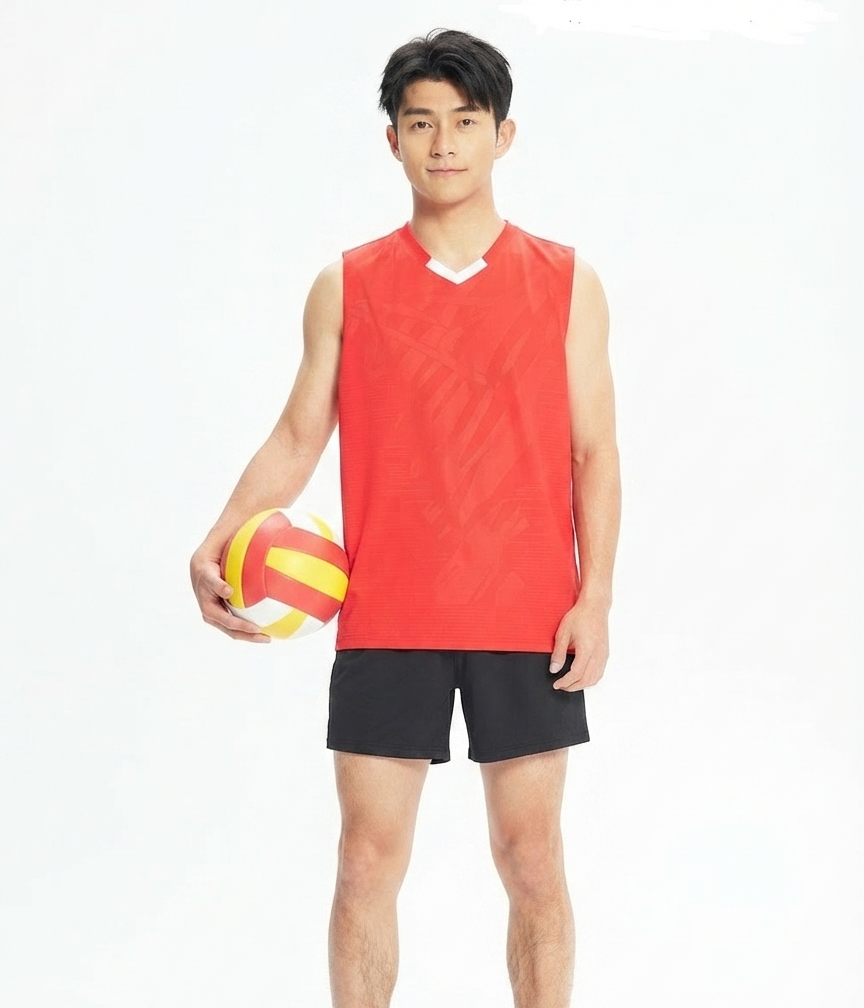 Custom Men’s V-Neck Volleyball Uniforms Wholesale