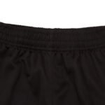Elastic waistband close-up of black jogger pants