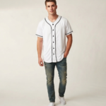 Custom Men’s Button-Down Baseball Jerseys Wholesale
