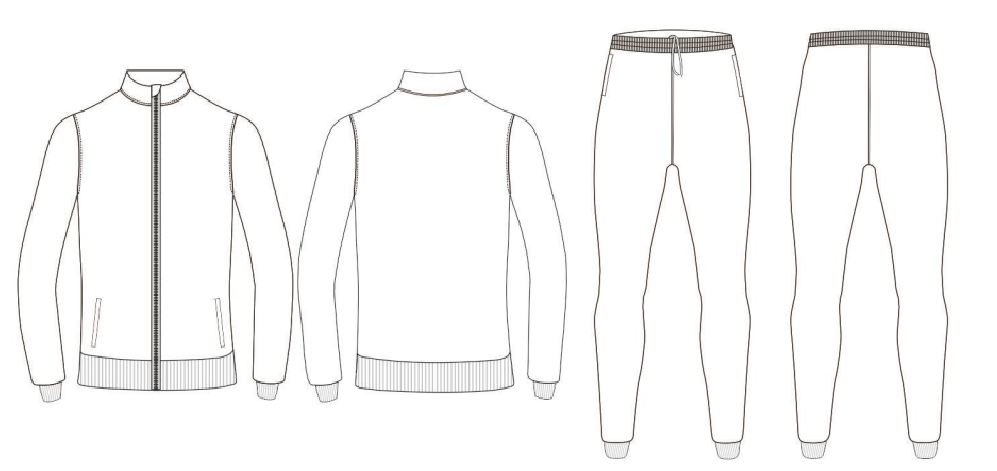 Custom Full-Zip Stand Collar Tracksuits | Wholesale Team Activewear
