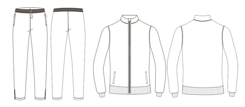 Custom Full-Zip Stand Collar Tracksuits | Wholesale Team Activewear