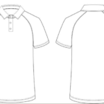 Premium tennis polo jersey pattern maker with slagan sleeve