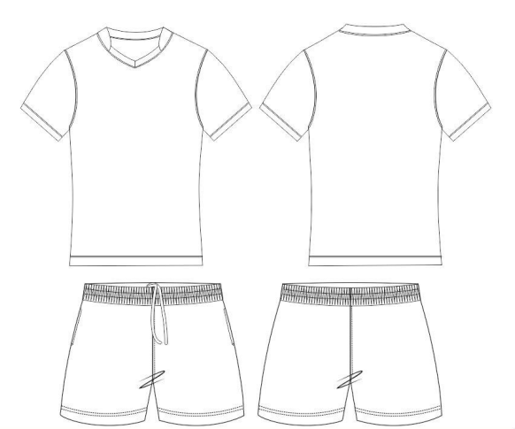 Custom Men’s V-Neck Volleyball Uniforms Wholesale