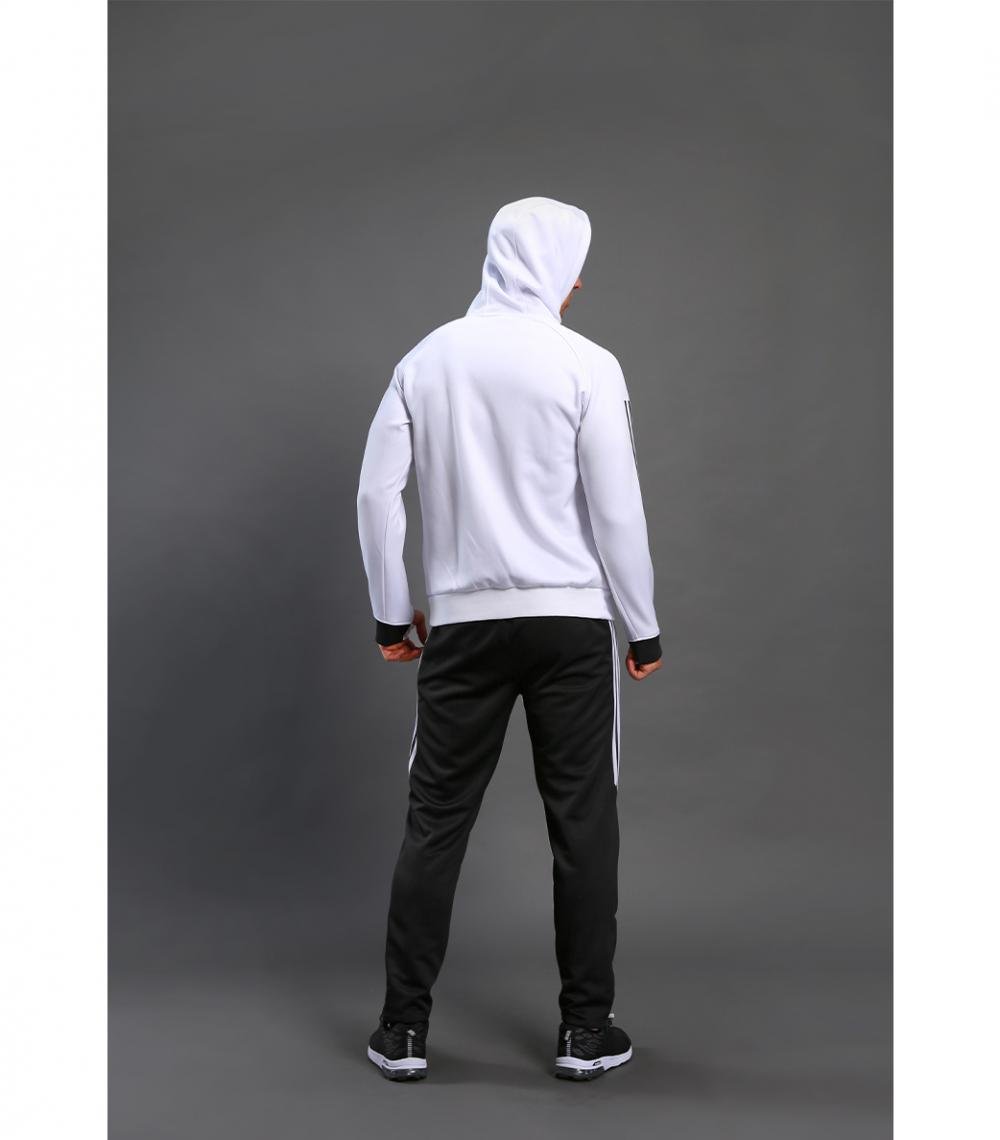 Custom Men’s Full-Zip Hooded Raglan Tracksuits | Wholesale Fleece Gym Sourcing