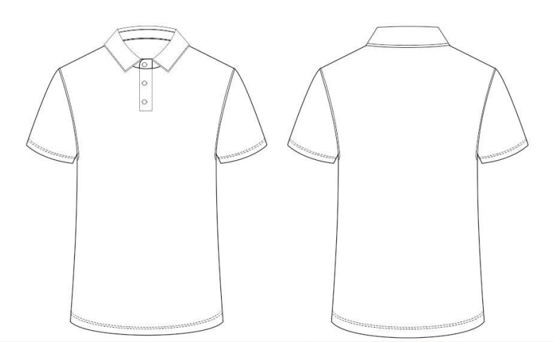 Premium tennis polo jersey pattern maker wirh regular sleeve