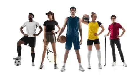 Custom Sportswear Collage - Soccer, Basketball, Tennis Kits